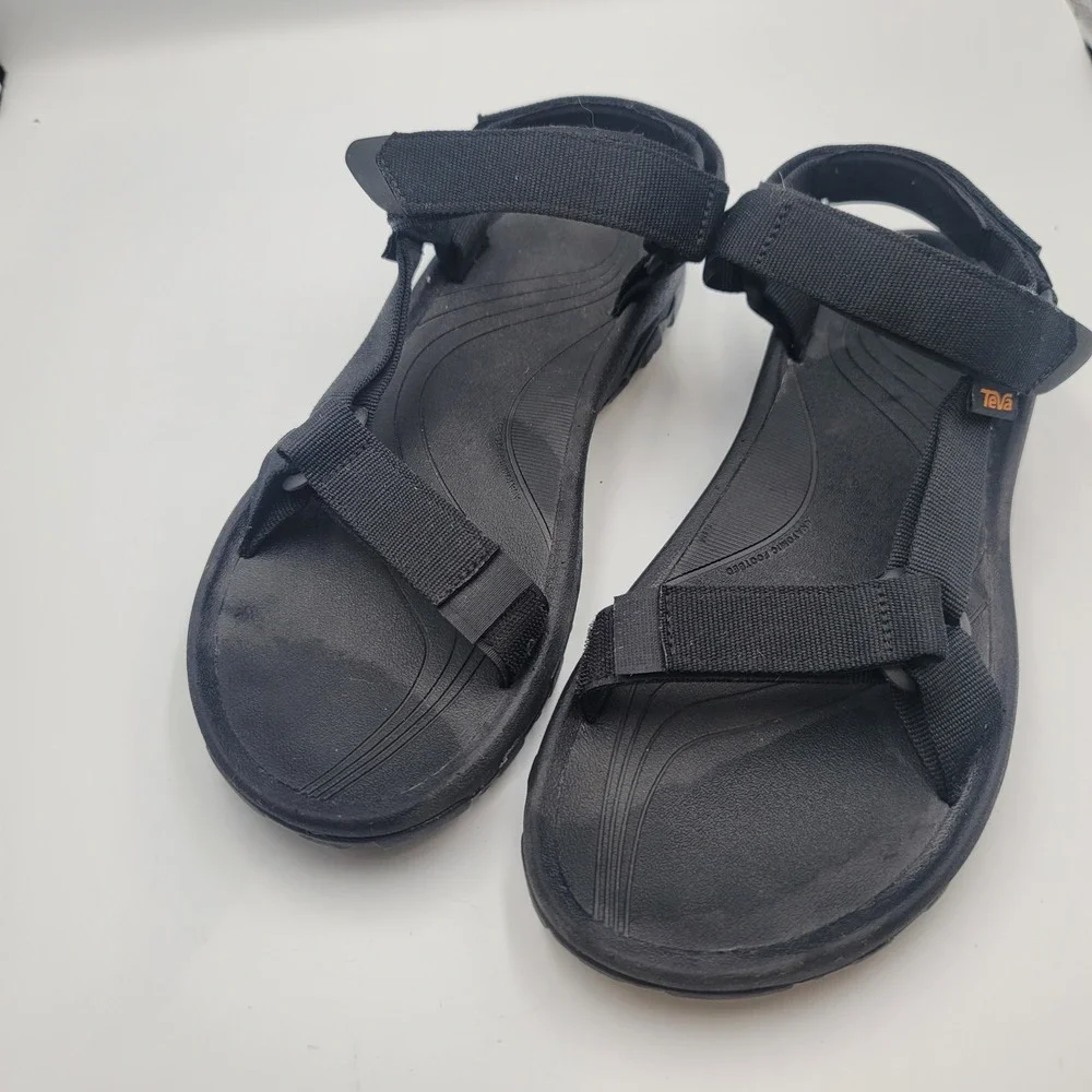 Teva Hurricane XLT2 Mens Black Outdoor Hiking Sandals Size 11 1019234